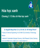 Bài giảng Hóa học xanh: Chương 3 - TS. Nguyễn Đăng Khoa