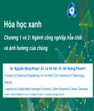 Bài giảng Hóa học xanh: Chương 1+2 - TS. Nguyễn Đăng Khoa