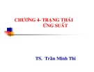 Bài giảng Sức bền vật liệu: Chương 4 - TS. Trần Minh Thi