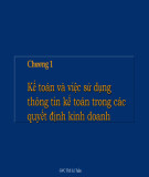 Bài giảng Kế toán tài chính: Chương 1 - ThS. Lê Tuấn