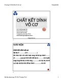 Bài giảng Vật liệu xây dựng: Chương 4 - TS. Bùi Phương Trinh