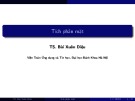 Bài giảng Giải tích 2: Chương 5 - TS. Bùi Xuân Diệu