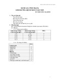 Đánh giá tình trạng dinh dưỡng bệnh nhân nằm viện
