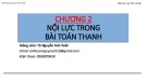 Bài giảng Sức bền vật liệu: Chương 2 - TS. Nguyễn Anh Tuấn