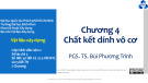 Bài giảng Vật liệu xây dựng: Chất kết dính vô cơ - PGS. TS. Bùi Phương Trinh