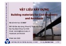 Bài giảng Vật liệu xây dựng: Chương 0 - Bùi Đức Vinh