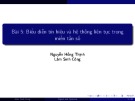 Bài giảng Tín hiệu và Hệ thống: Bài 5 - Nguyễn Hồng Thịnh và Lâm Sinh Công