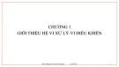 Bài giảng Vi xử lý: Chương 1 - Lưu Phú