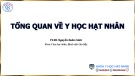 Bài giảng Tổng quan về y học hạt nhân - TS.BS. Nguyễn Xuân Cảnh