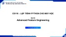 Bài giảng Lập trình Python cho máy học: Bài 6 - TS. Nguyễn Vinh Tiệp