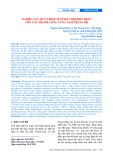 Nghiên cứu quy trình tưới kết hợp bón phân cho cây thanh long vùng Nam Trung Bộ