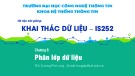 Bài giảng Khai thác dữ liệu: Chương 6 - ThS. Dương Phi Long