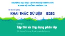 Bài giảng Khai thác dữ liệu: Chương 5 - ThS. Dương Phi Long
