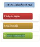 Bài giảng Marketing căn bản: Chương 5 - Chính sách sản phẩm