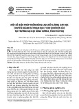 Một số biện pháp nhằm nâng cao chất lượng dạy học chuyên ngành Sư phạm Địa lý cho sinh viên Lào tại Trường Đại học Hùng Vương, tỉnh Phú Thọ