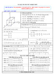 Tài liệu ôn thi tốt nghiệp THPT: Chuyên đề 16 - Toạ độ điểm - toạ độ vecto - biểu thức toạ độ của vectо trong không gian