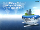Bài giảng Đánh giá hệ thống kiểm soát nội bộ