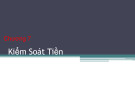 Bài giảng Kiểm soát nội bộ: Kiểm soát tiền