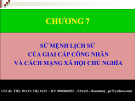 Bài giảng Triết học Mác-Lênin: Chương 7 - ThS. Đoàn Thị May