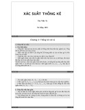 Bài giảng Xác suất thống kê: Chương 4 - Tôn Thất Tú