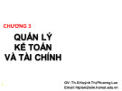 Bài giảng Quản lý công nghiệp: Chương 3 - Huỳnh Thị Phương Lan
