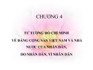 Bài giảng Tư tưởng Hồ Chí Minh: Chương 4 - Phạm Thị Mai Duyên