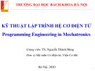 Bài giảng Kỹ thuật lập trình hệ cơ điện tử: Chương 2 - TS. Nguyễn Thành Hùng