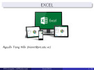 Bài giảng Excel - Nguyễn Trọng Hiến