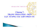Bài giảng Hóa đại cương: Chương 7 - Trạng thái lỏng - rắn lực tương tác liên phân tử