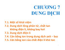 Bài giảng Hóa học đại cương: Chương 7 - ThS. Nguyễn Trương Xuân Minh
