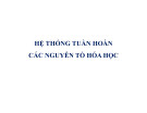 Bài giảng Hệ thống tuần hoàn các nguyên tố hóa học
