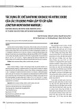Tác dụng ức chế xanthine oxidase và nitric oxide của các stilbene phân lập từ cây Gắm (Gnetum montanum Markgr.)