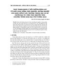 Thực trạng quản lý bồi dưỡng năng lực tổ chức hoạt động trải nghiệm, hướng nghiệp cho giáo viên ở các trường trung học cơ sở huyện Đại Từ, tỉnh Thái Nguyên theo chương trình giáo dục phổ thông 2018
