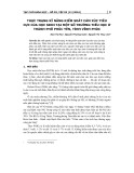 Thực trạng kĩ năng kiểm soát cảm xúc tiêu cực của học sinh tại một số trường tiểu học ở thành phố Phúc Yên, tỉnh Vĩnh Phúc