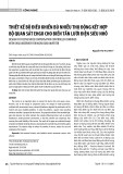 Thiết kế bộ điều khiển bù nhiễu thụ động kết hợp bộ quan sát EHGO cho biến tần lưới điện siêu nhỏ
