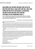 Ảnh hưởng của tinh bột ngô biến tính và pectin đến tính chất hóa lý, hoạt chất sinh học, hoạt tính chống ôxy hóa và ức chế enzyme α-glucosidase của bột vi bao giàu hoạt chất sinh học từ vỏ quả ca cao (Theobroma cacao L.)