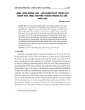 Làng thêu Đông Cứu - mô hình phát triển của nghề thủ công truyền thống trong xã hội hiện đại