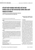 Đề xuất một phương pháp điều chế vector không gian cải tiến cho bộ hiệu chỉnh công suất nghịch lưu hình T