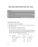 Định lượng bằng phương pháp acid - base