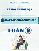 Kế hoạch bài dạy Toán 9 - Bài tập cuối Chương 1 (Sách Kết nối tri thức)