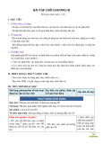 Kế hoạch bài dạy Toán 9 - Bài tập cuối Chương III (Sách Kết nối tri thức)