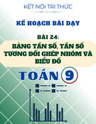 Kế hoạch bài dạy Toán 9 - Bài 24: Bảng tần số, tần số tương đối ghép nhóm và biểu đồ (Sách Kết nối tri thức)