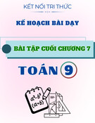 Kế hoạch bài dạy Toán 9 - Bài tập cuối Chương VII (Sách Kết nối tri thức)