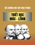 Đề cương ôn tập học phần Triết học Mác-Lênin