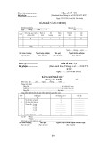 Mẫu Bảng kê vàng tiền tệ (Ban hành theo Thông tư số 200/2014/TT-BTC)