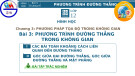 Bài giảng Hình học lớp 12 - Chương 3: Phương pháp tọa độ trong không gian (Bài 3: Phương trình đường thẳng trong không gian - Tiết 41)