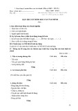 Mẫu Bản thuyết minh Báo cáo tài chính (Mẫu số B09-DNSN)