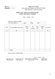 Mẫu Phiếu xác nhận sản phẩm hoặc công việc hoàn thành