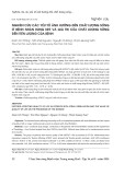 Nghiên cứu các yếu tố ảnh hưởng đến chất lượng sống ở bệnh nhân rung nhĩ và giá trị của chất lượng sống đến tiên lượng của bệnh