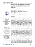 Kết quả điều trị bệnh sốt xuất huyết dengue nặng ở trẻ em trong vụ dịch năm 2017